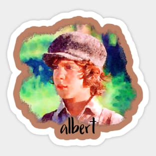 Young Albert Ingalls Sticker